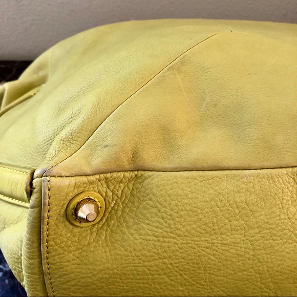 POUR LA VICTOIRE Brice Large Lemon Satchel Bag - Picture 5 of 8